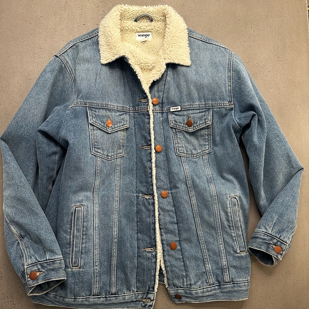 Wrangler Western Sherpa Denim Jacket